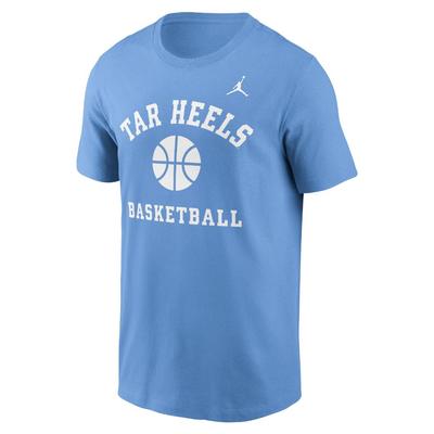 UNC Jordan Brand Cotton Basketball Icon Tee