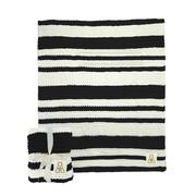  App State Logo Brands Cableknit Stripe Blanket