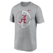  Alabama Nike Legend Basketball Icon Tee