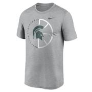  Michigan State Nike Legend Basketball Icon Tee