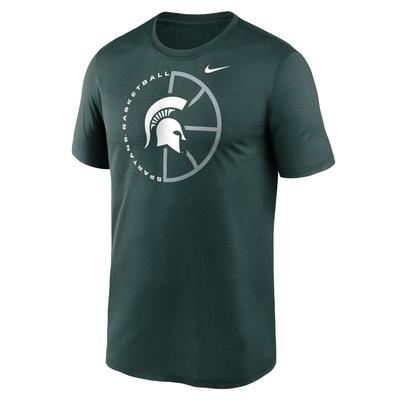 Michigan State Nike Legend Basketball Icon Tee PRO_GREEN