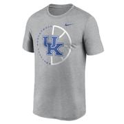  Kentucky Nike Legend Basketball Icon Tee