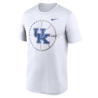 Kentucky Nike Legend Basketball Icon Tee WHITE