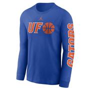  Florida Jordan Brand Cotton Basketball Icon Long Sleeve Tee