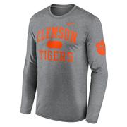  Clemson Nike Legend 2 Hit Long Sleeve Tee