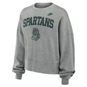  Michigan State Nike Women's Retro Fleece Crew