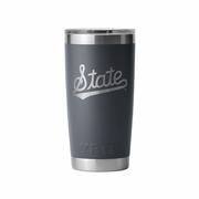  Mississippi State Script 20 Oz Charcoal Yeti Rambler