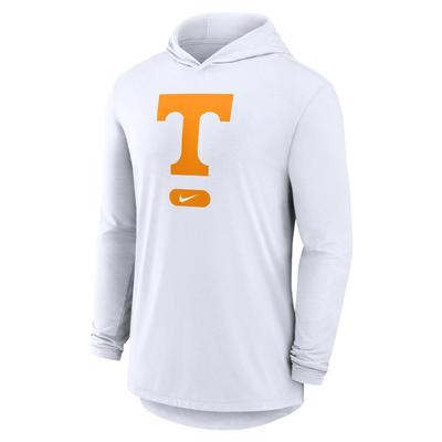 Tennessee Nike Primary Logo Lightweight Hoodie WHITE