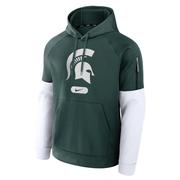  Michigan State Nike Primary Logo Fitness Hoodie