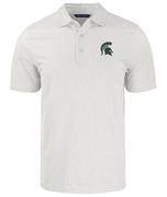  Michigan State Cutter & Buck Big & Tall Pike Symmetry Print Polo