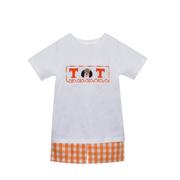  Southern Saturday Toddler Mascot Smocked Short Set