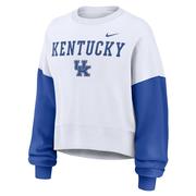  Kentucky Nike Women's Colorblock Fleece Crew