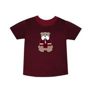  Southern Saturday Toddler # 1 Bulldog Applique Tee