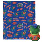  Florida Gators Mascot Hugger & Silk Throw Set