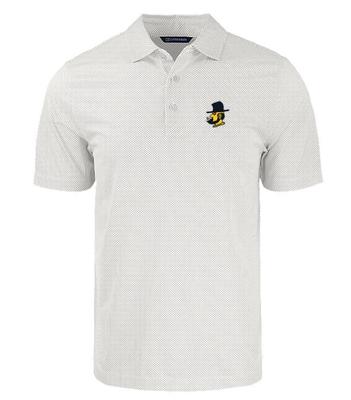 App State Cutter & Buck Big & Tall Yosef Pike Symmetry Print Polo