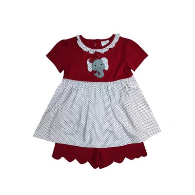 Ishtex Toddler Elephant Short Set