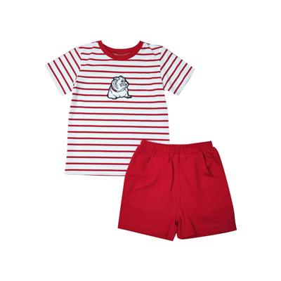 Ishtex Toddler Bulldog Short Set