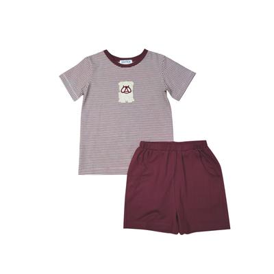 Ishtex Toddler Bulldog Short Set