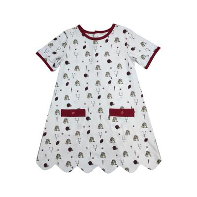 Ishtex Toddler Bulldog A-Line Dress