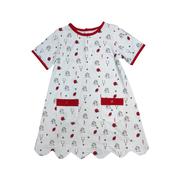  Ishtex Toddler Bulldog A- Line Dress