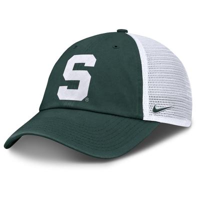 Michigan State Nike Club Unstructured Mesh Trucker Cap