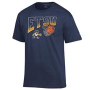  Etsu Champion Wordmark Basketball Net Logo Tee