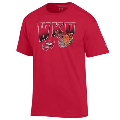 Western Kentucky Champion Wordmark Basketball Net Logo Tee