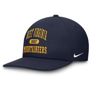  West Virginia Nike Dri- Fit Pro Structured Square Bill Cap