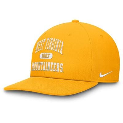 West Virginia Nike Dri-Fit Pro Structured Square Bill Cap