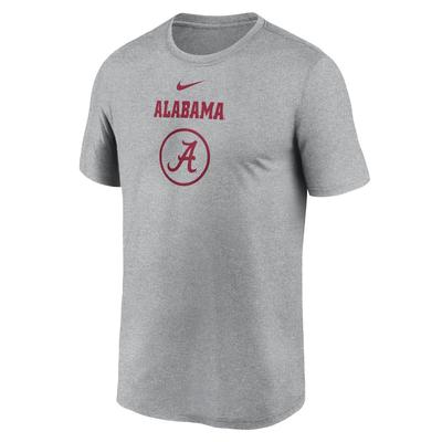 Alabama Nike Courtside Dri-Fit Practice Tee GREY