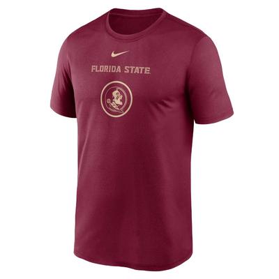 Florida State Nike Courtside Dri-Fit Practice Tee MAROON