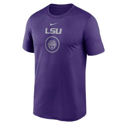 LSU Nike Courtside Dri-Fit Practice Tee PURPLE