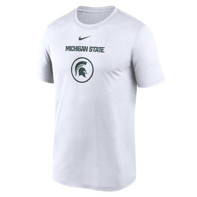 Michigan State Nike Courtside Dri-Fit Practice Tee WHITE