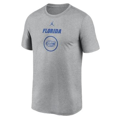 Florida Jordan Brand Courtside Dri-Fit Practice Tee GREY