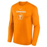  Tennessee Nike Courtside Dri- Fit Practice Long Sleeve Tee