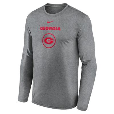 Georgia Nike Courtside Dri-Fit Practice Long Sleeve Tee