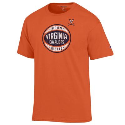 Virginia Champion Logo Distressed Basketball Tee