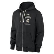  Michigan State Nike Dri- Fit Travel Fleece Hoodie