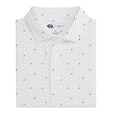 Alabama Onward Reserve Tossed A Printed Polo