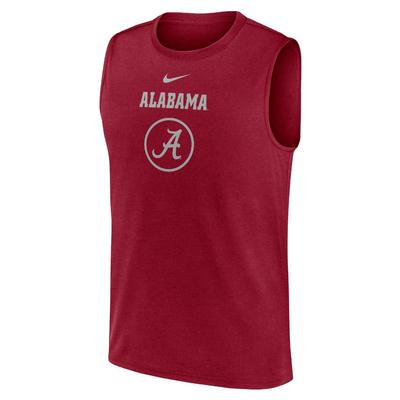 Alabama Nike Courtside Dri-Fit Practice Sleeveless Tee