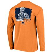  Auburn Image One Arc Smear Eagle Comfort Colors Long Sleeve Tee