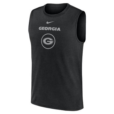 Georgia Nike Courtside Dri-Fit Practice Sleeveless Tee