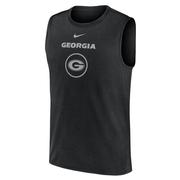  Georgia Nike Courtside Dri- Fit Practice Sleeveless Tee