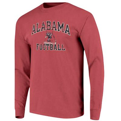 Alabama Image One Arch Vintage Mascot Comfort Colors Long Sleeve Tee