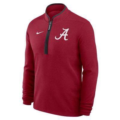 Alabama Nike Dri-Fit Victory Half Zip Pullover CRIMSON