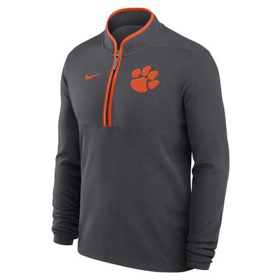 Clemson Nike Dri-Fit Victory Half Zip Pullover ANTHRACITE