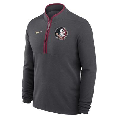 Florida State Nike Dri-Fit Victory Half Zip Pullover ANTHRACITE