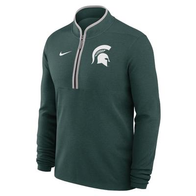 Michigan State Nike Dri-Fit Victory Half Zip Pullover PRO_GREEN