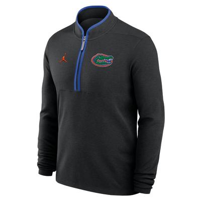 Florida Jordan Brand Dri-Fit Victory Half Zip Pullover BLACK