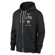  Lsu Nike Dri- Fit Travel Fleece Hoodie